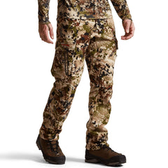 SITKA Stratus pants Subalpine camouflage blends into varied terrain