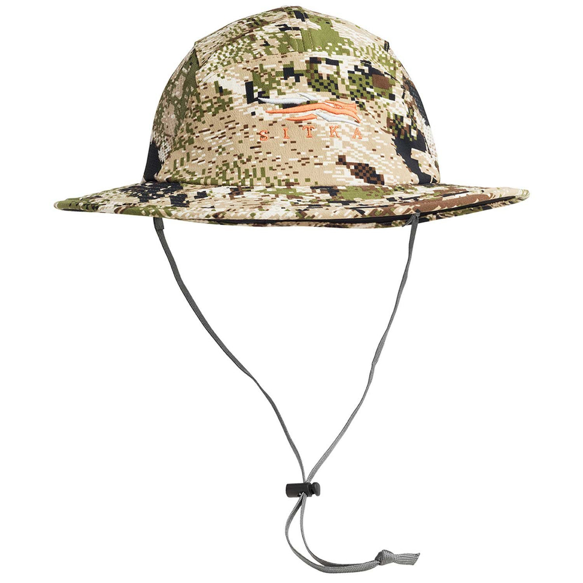 Sitka Sun Hat Optifade Subalpine with breathable side panels and glare-reducing underbrim.