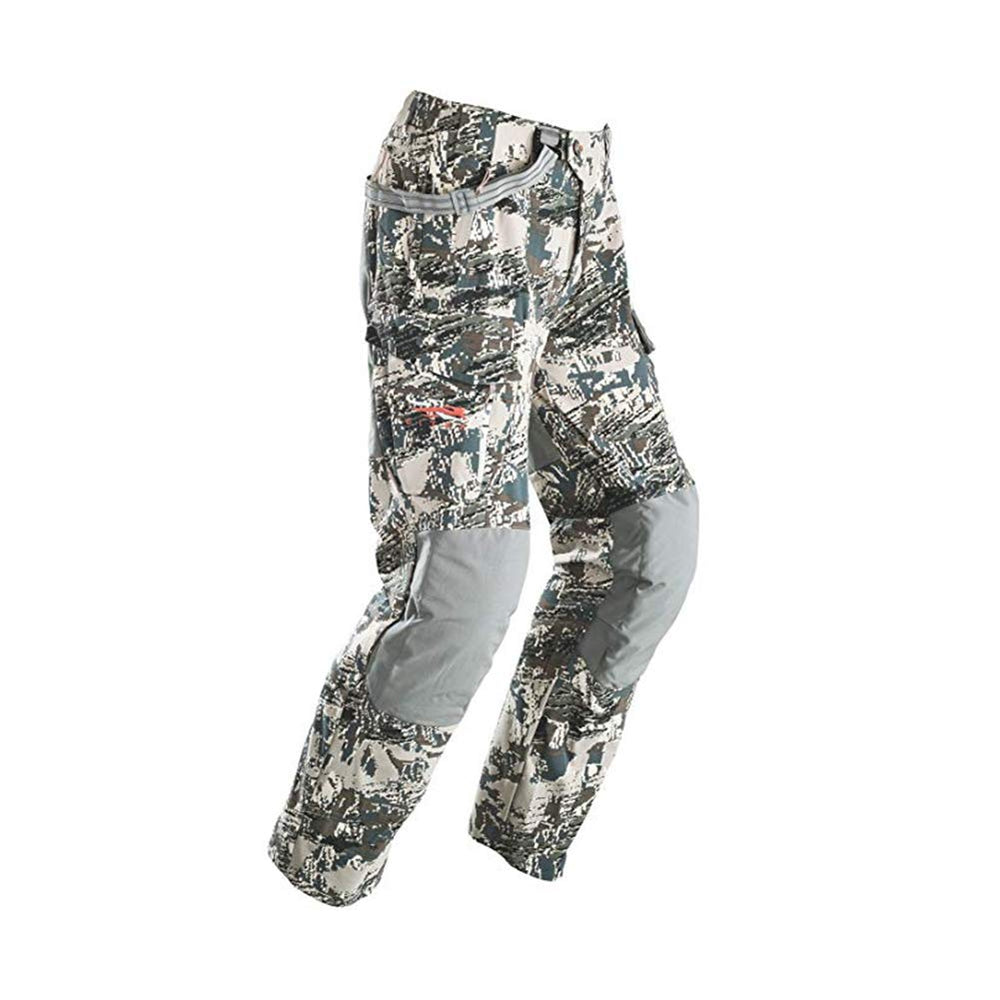 SITKA Timberline Pant knee reinforced waterproof detail supports rugged backcountry mobility.