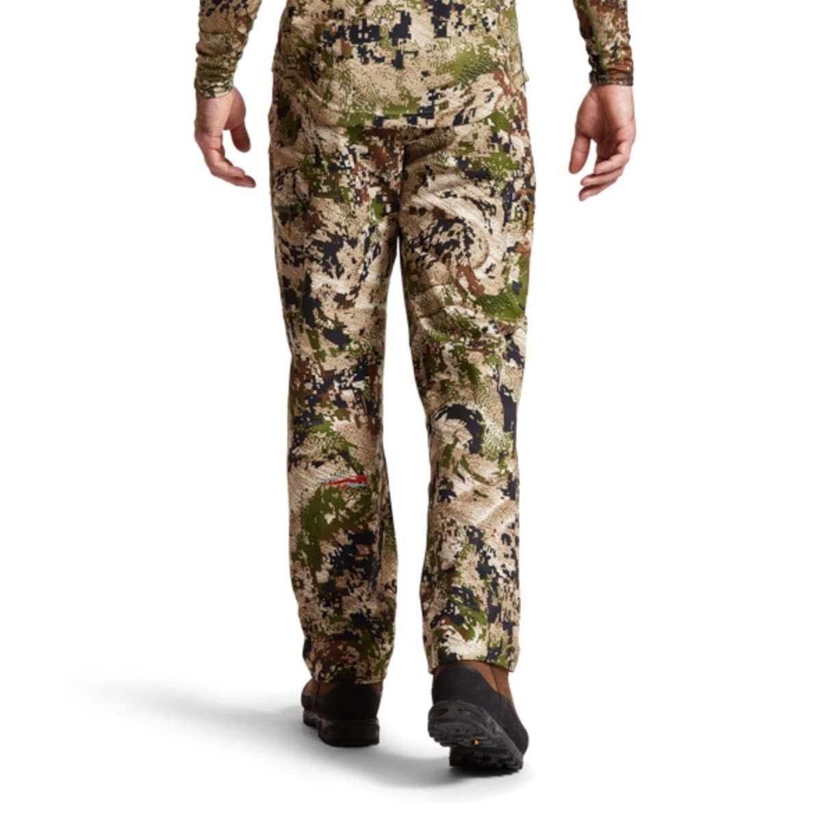 SITKA Traverse pants hidden suspender attachment points for secure fit.