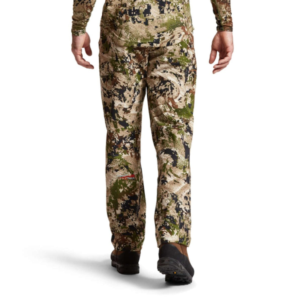 SITKA Traverse pants hidden suspender attachment points for secure fit.