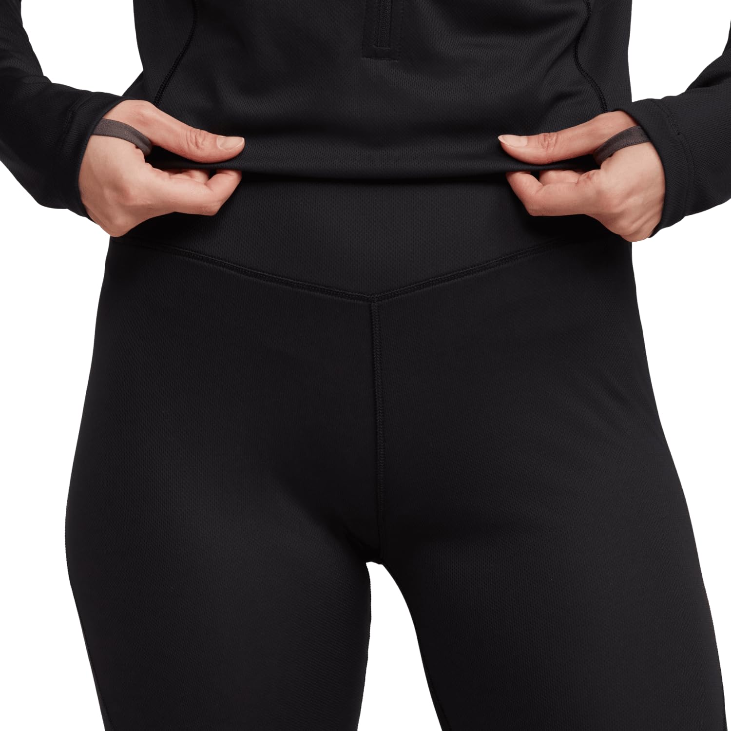 Sitka Women's Core Bottom pant worn during cool-weather run or hike.