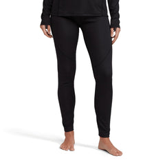 Sitka Women's Core Bottom pant in motion highlighting flexible stretch for outdoor activities.