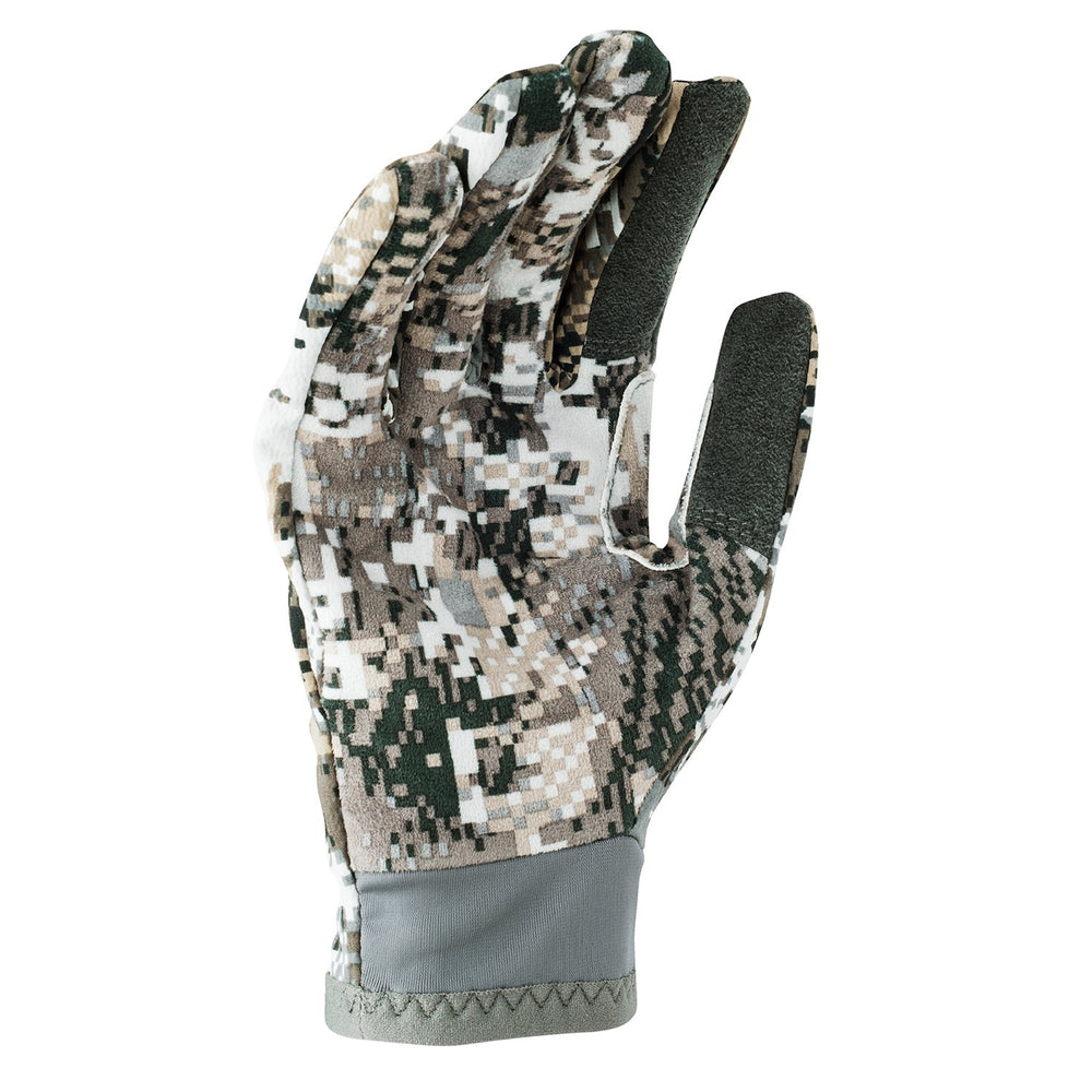SITKA Womens Equinox Glove Elevated II palm displays grip and soft touch