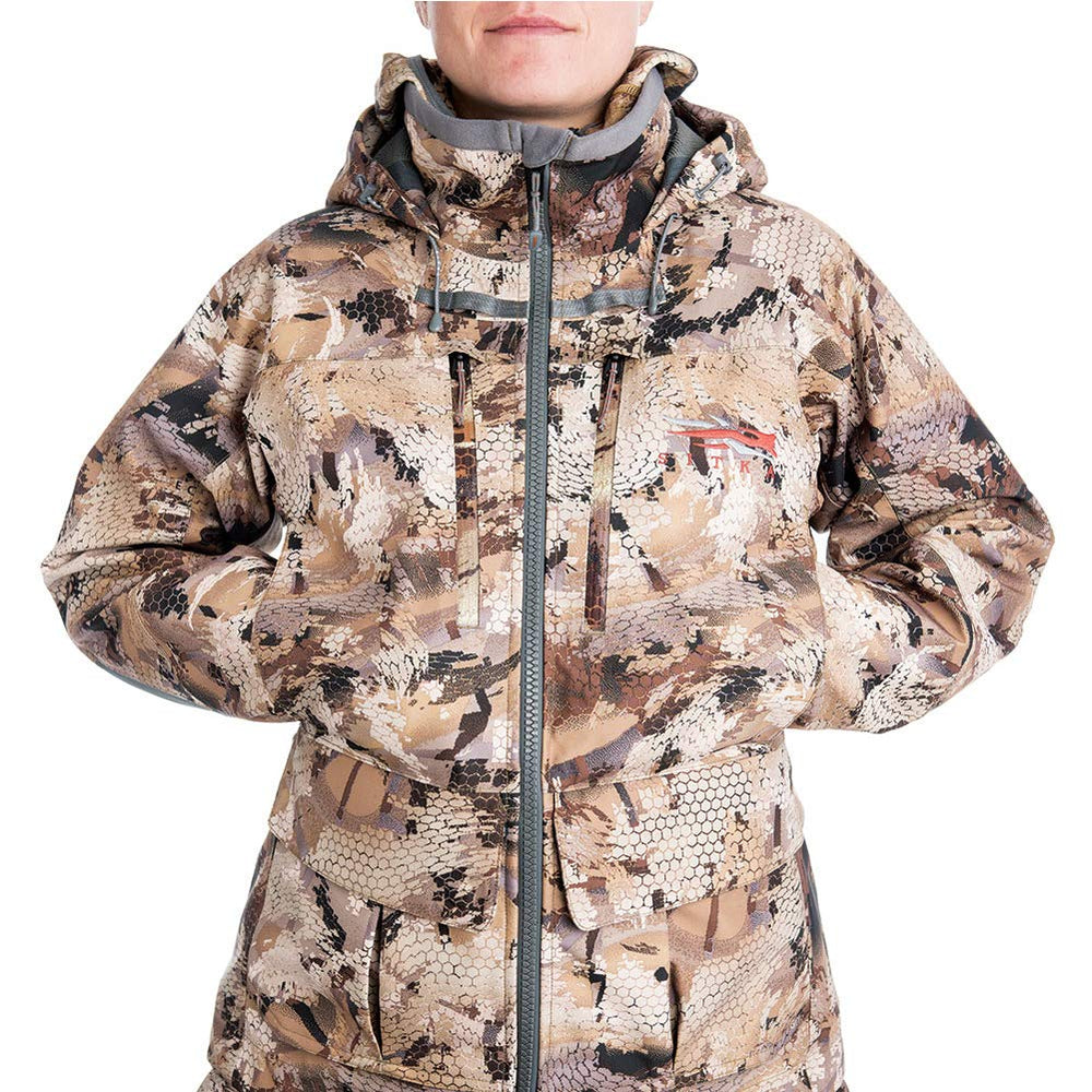 SITKA Hudson cuff detail shows moisture-blocking durability for long shoots.
