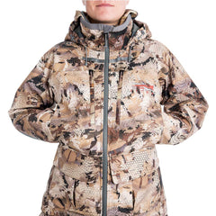 SITKA Hudson cuff detail shows moisture-blocking durability for long shoots.