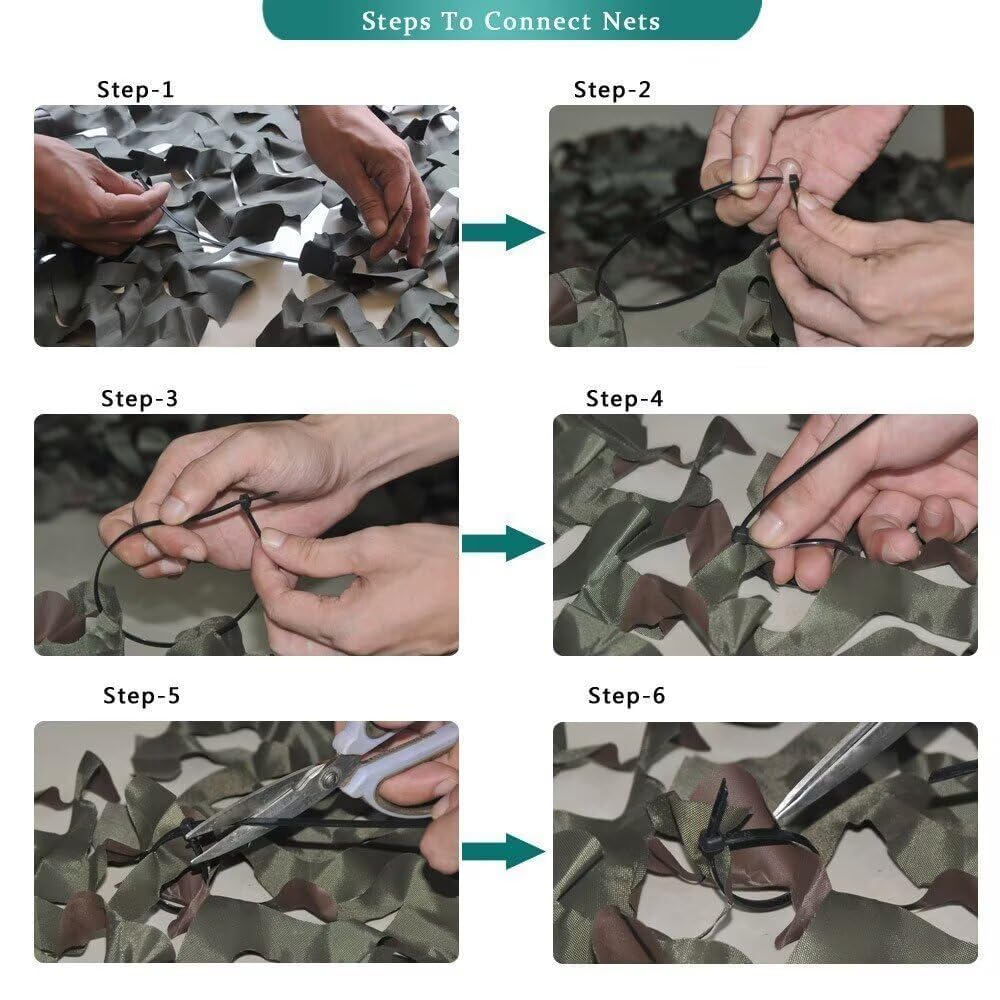 Sitong 3-D leaf foliage netting adds depth for realistic concealment displays