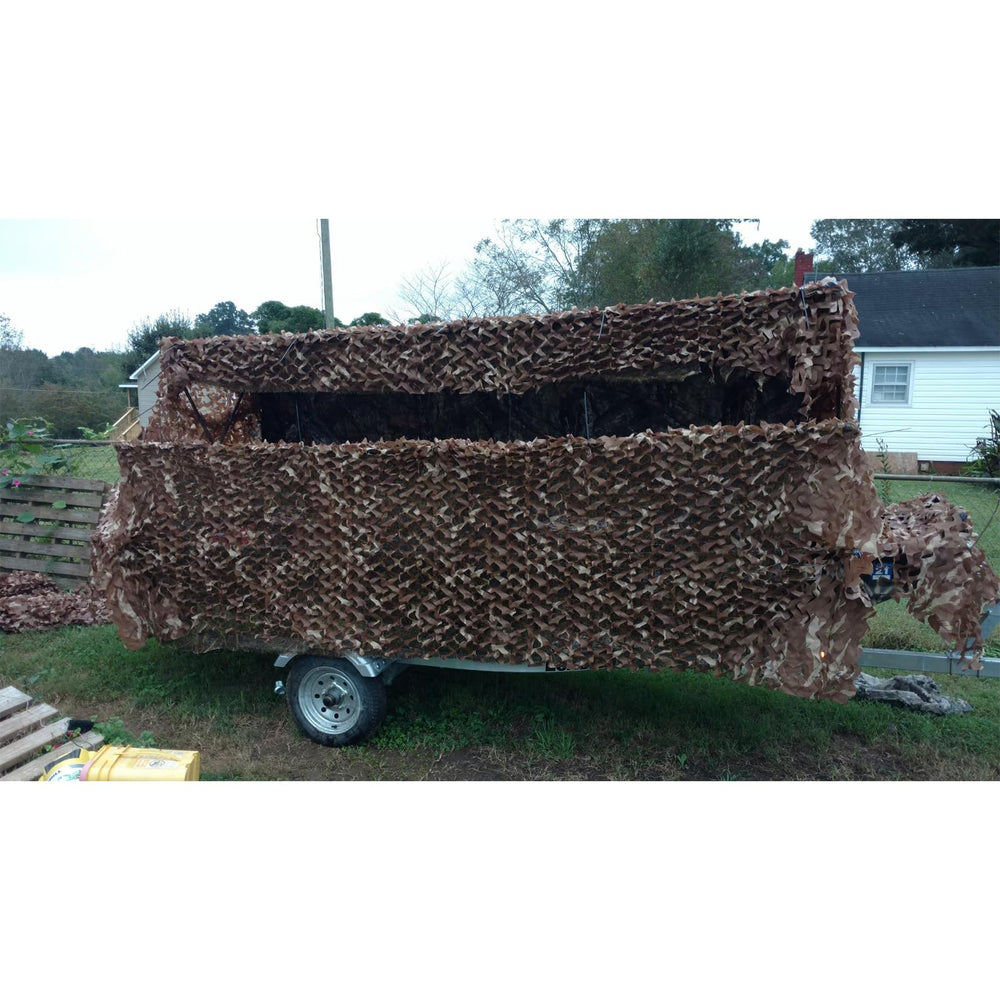 Sitong bulk roll camo green netting blends with foliage for camping and hides.