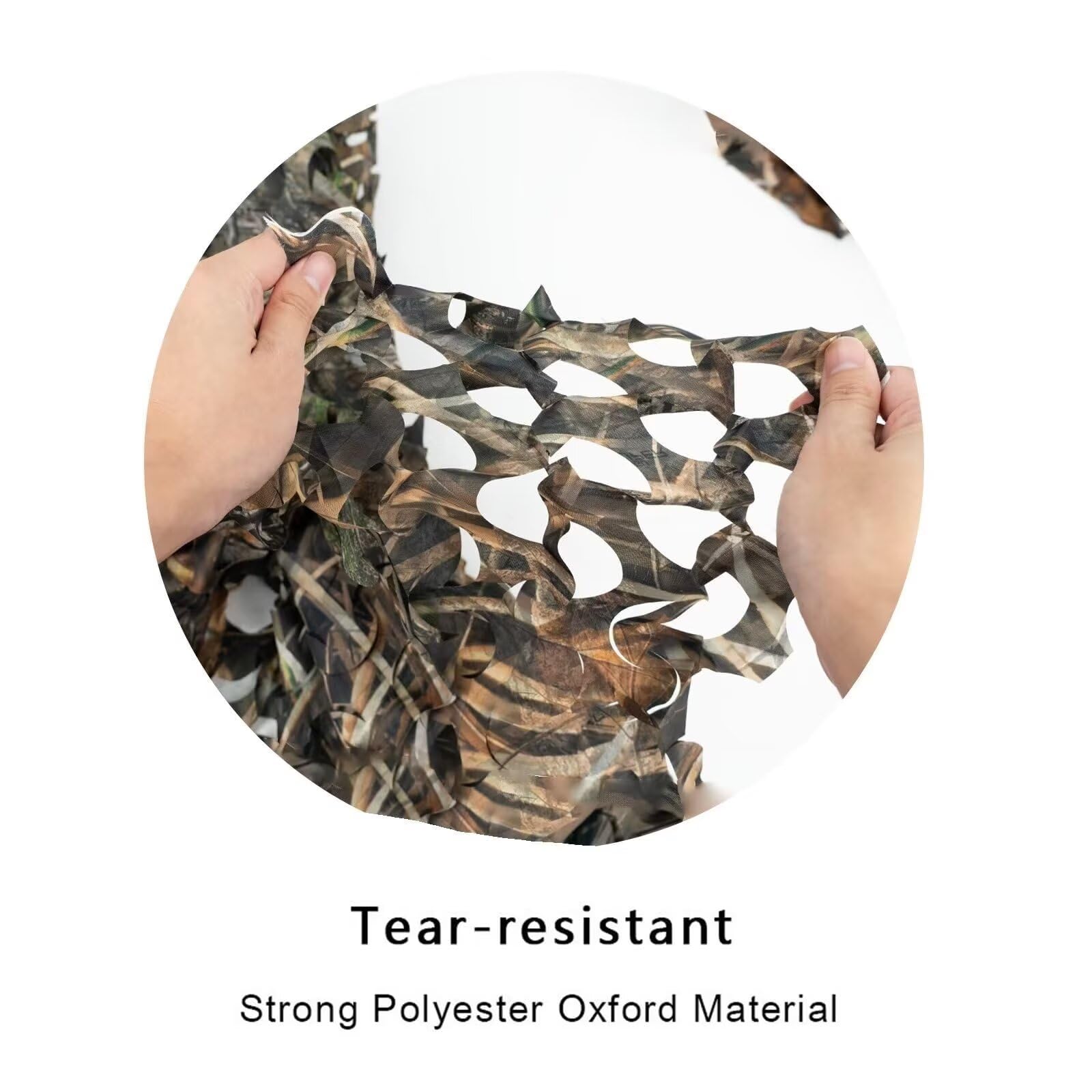 Sitong camo netting can be cut and joined with cable ties for custom sizes.