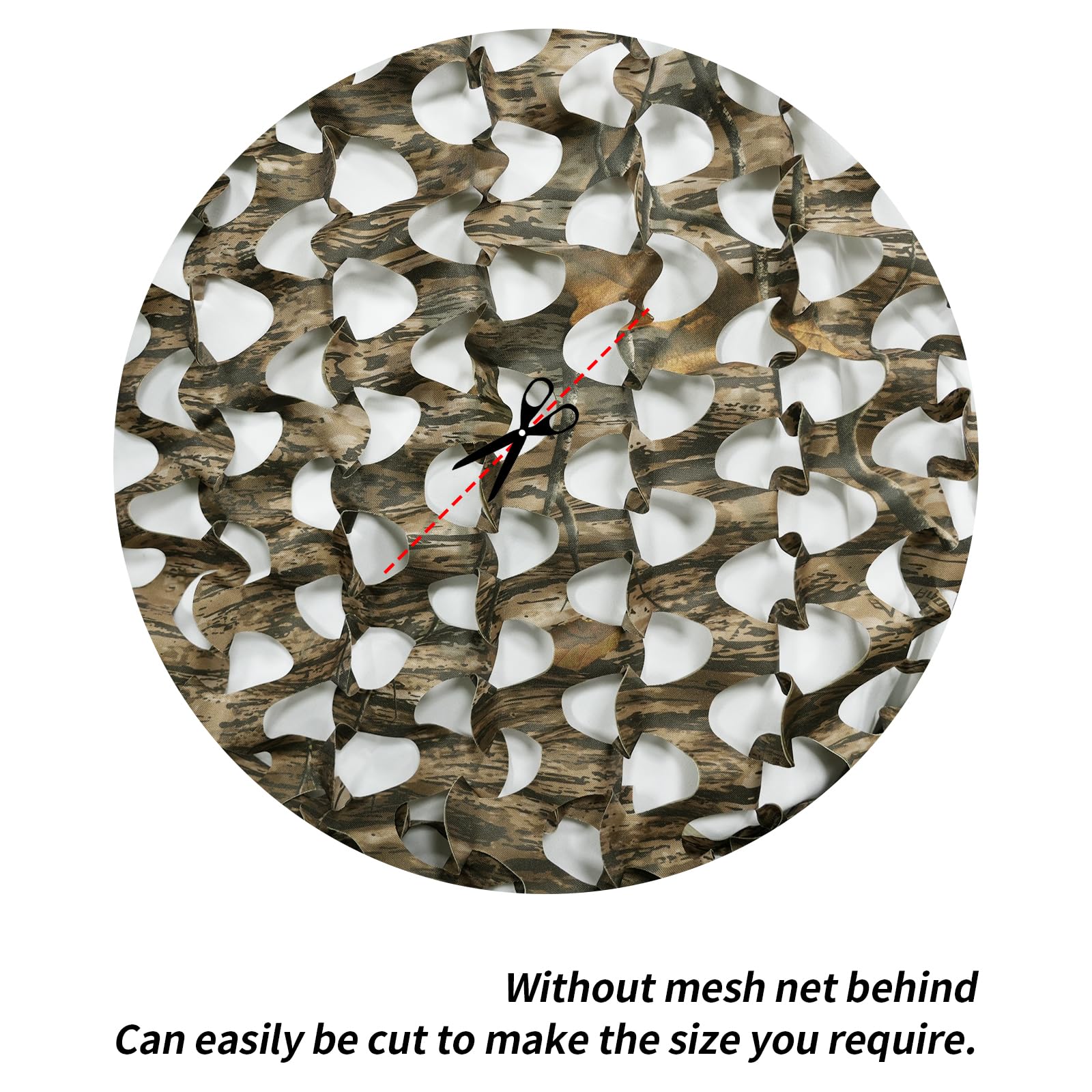 Sitong desert camo netting swatch for low-profile vehicle or blind cover