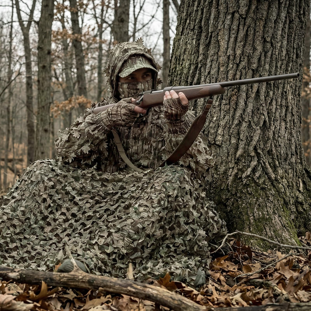 Sitong bulk roll camo netting reduces glare to maintain stealth.