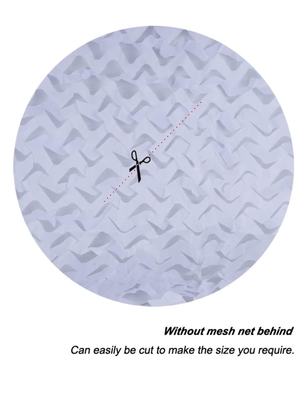 Sitong snow camo netting for winter concealment and display