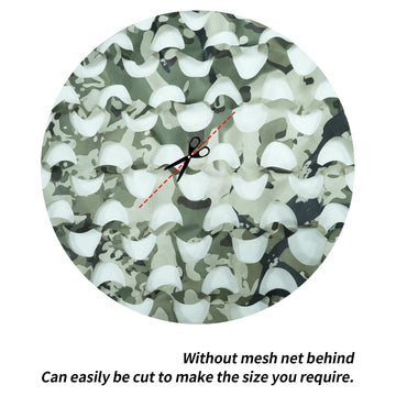 Sitong bulk roll camo netting snow pattern for winter setups.