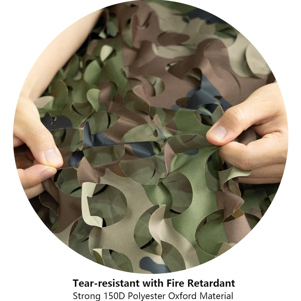 Sitong snow camo netting blends into winter landscapes for stealthy outdoor activities.
