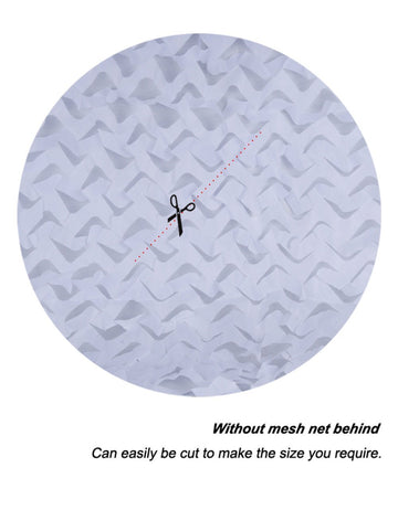 Sitong bulk roll camo netting snow blends with winter surroundings for stealthy observations.