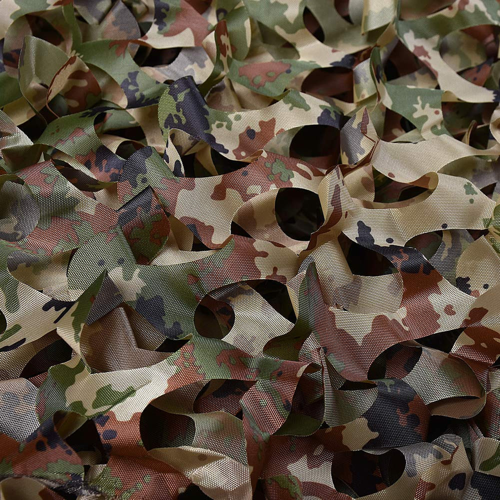 Sitong camo netting woodland roll on tree camouflage display