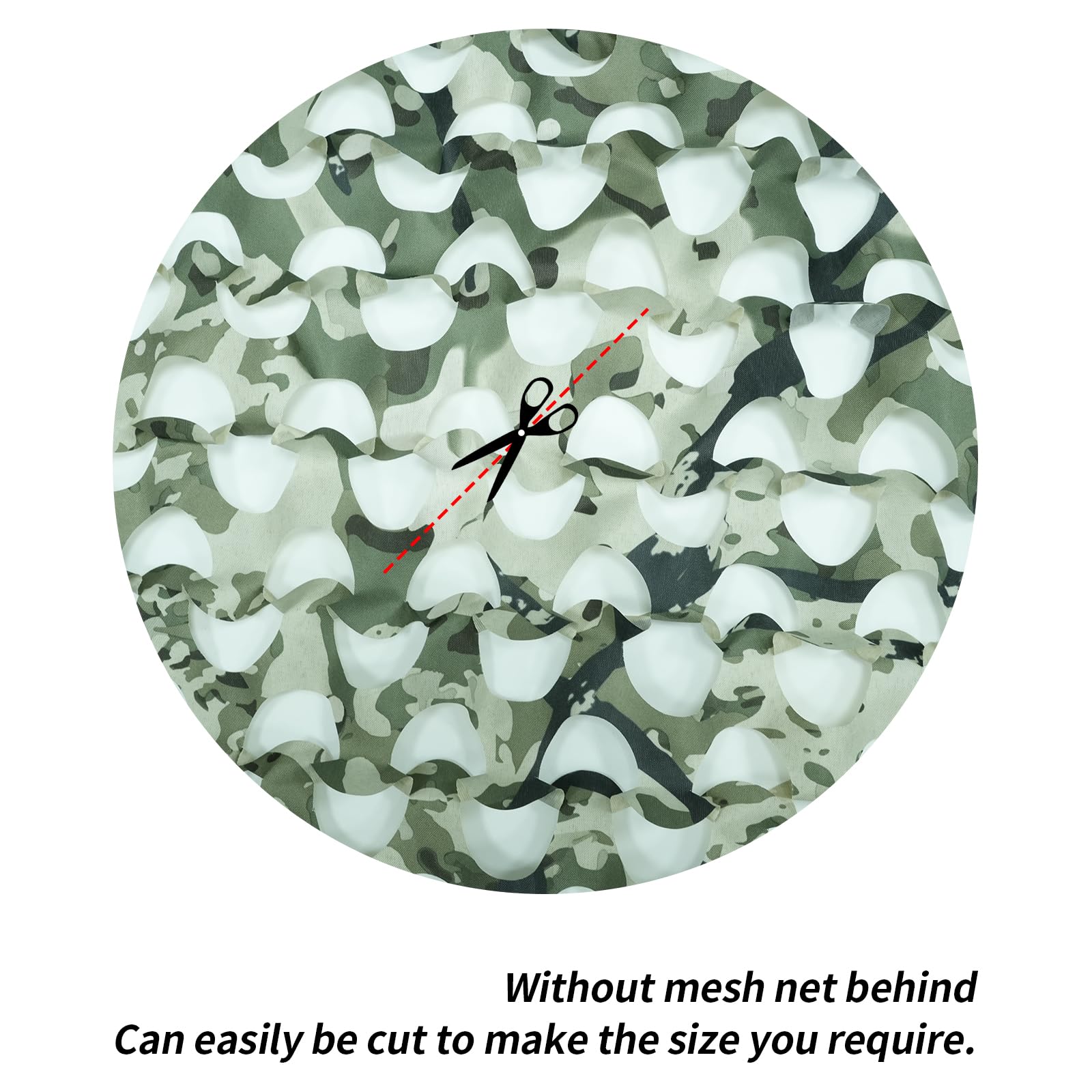 Sitong camo netting close-up reveals 3-D leaf foliage for realistic cover