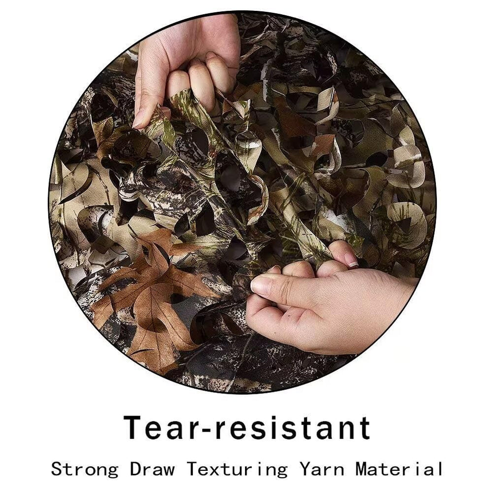 Sitong camo netting cut-to-size lets you shape the mesh to fit spaces.