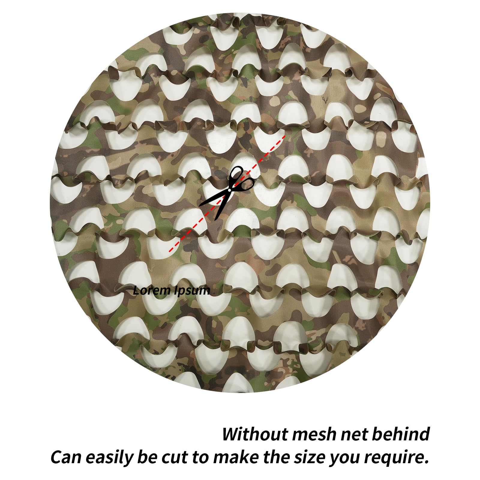 Sitong desert camo netting arrangement blends with desert field setups