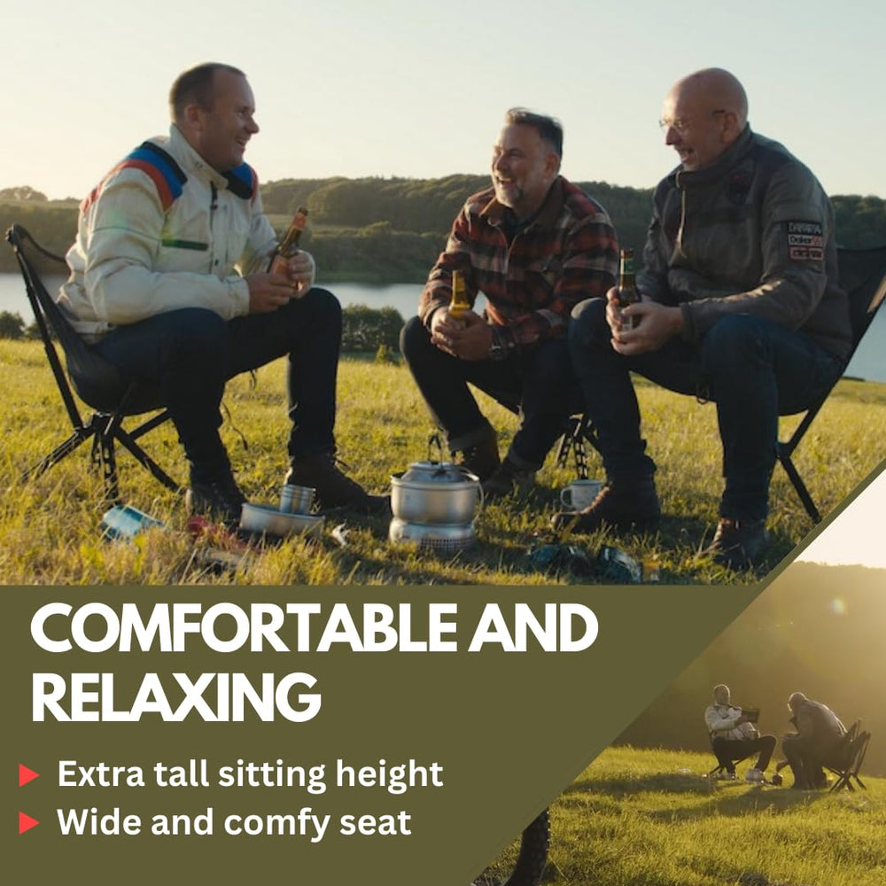 Sitpack Campster2 at the beach demonstrates a compact, comfy beach chair option.