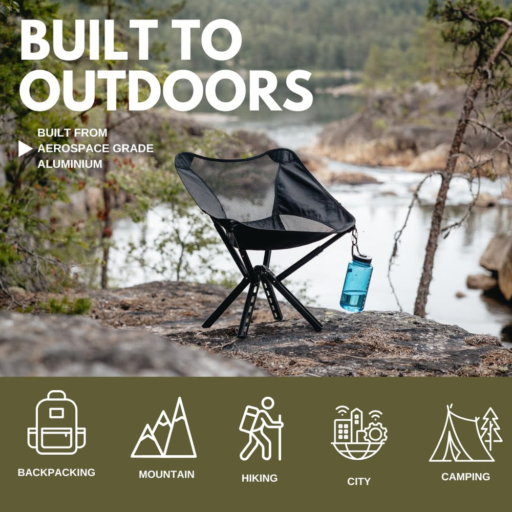 Sitpack Campster2 chair bag with adjustable strap for on-the-go carrying.