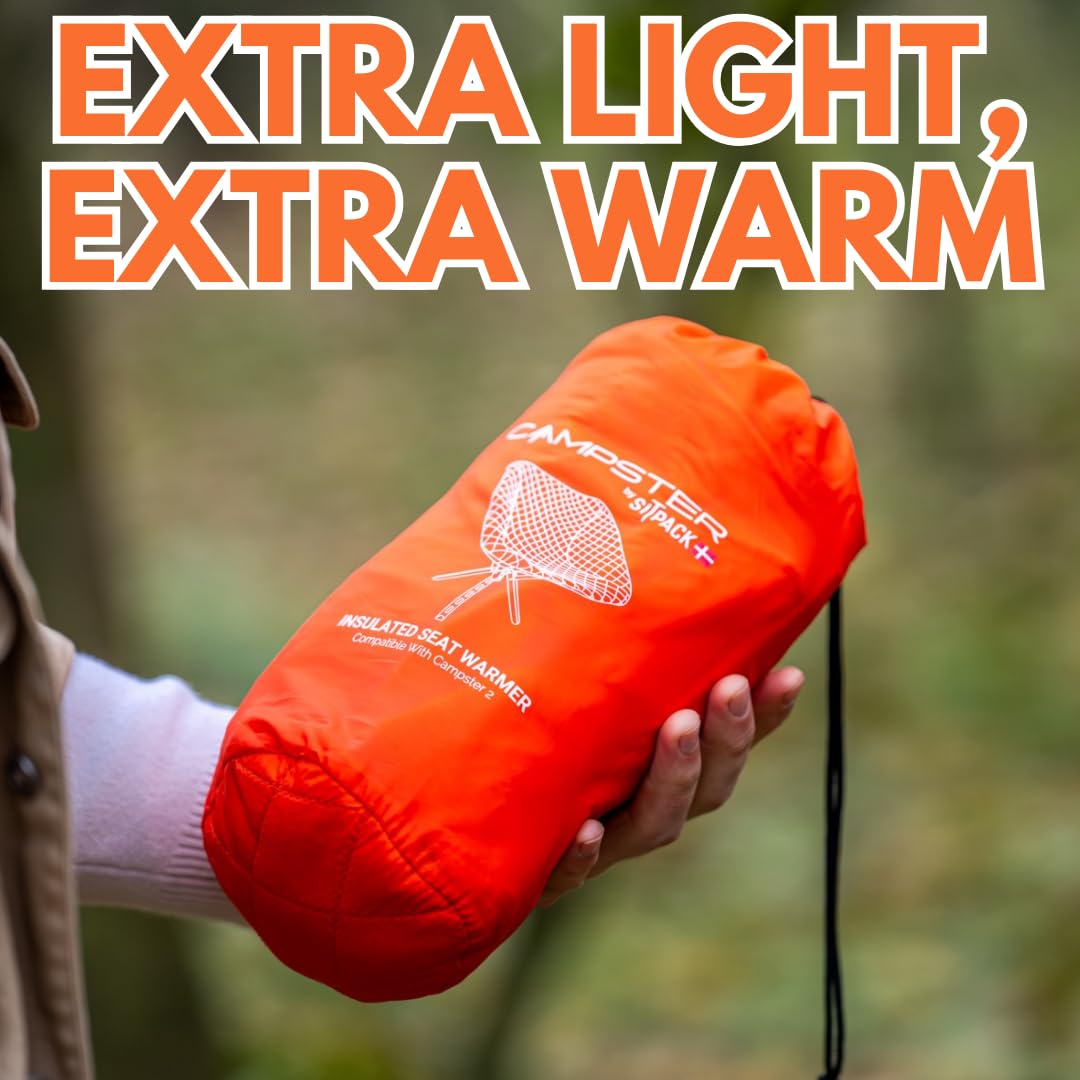 Sitpack Campster 2 windproof design shields you during camping