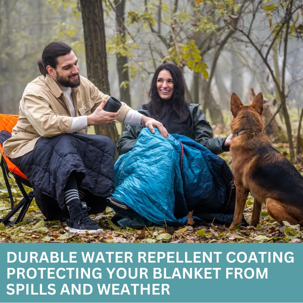 Sitpack Thermal Blanket folds into an ultra-light packable size.