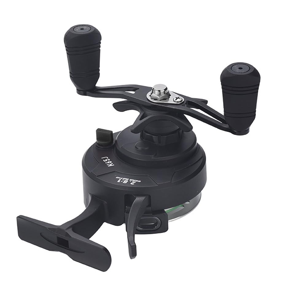 SIUKE packaging includes one versatile ice fishing reel.