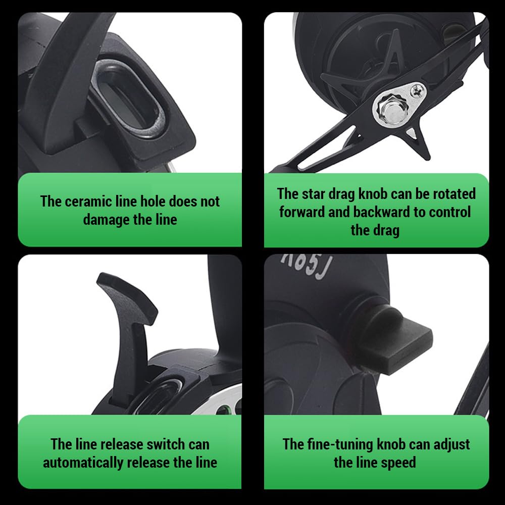 SIUKE lightweight 193 g helps ease handling on long trips.