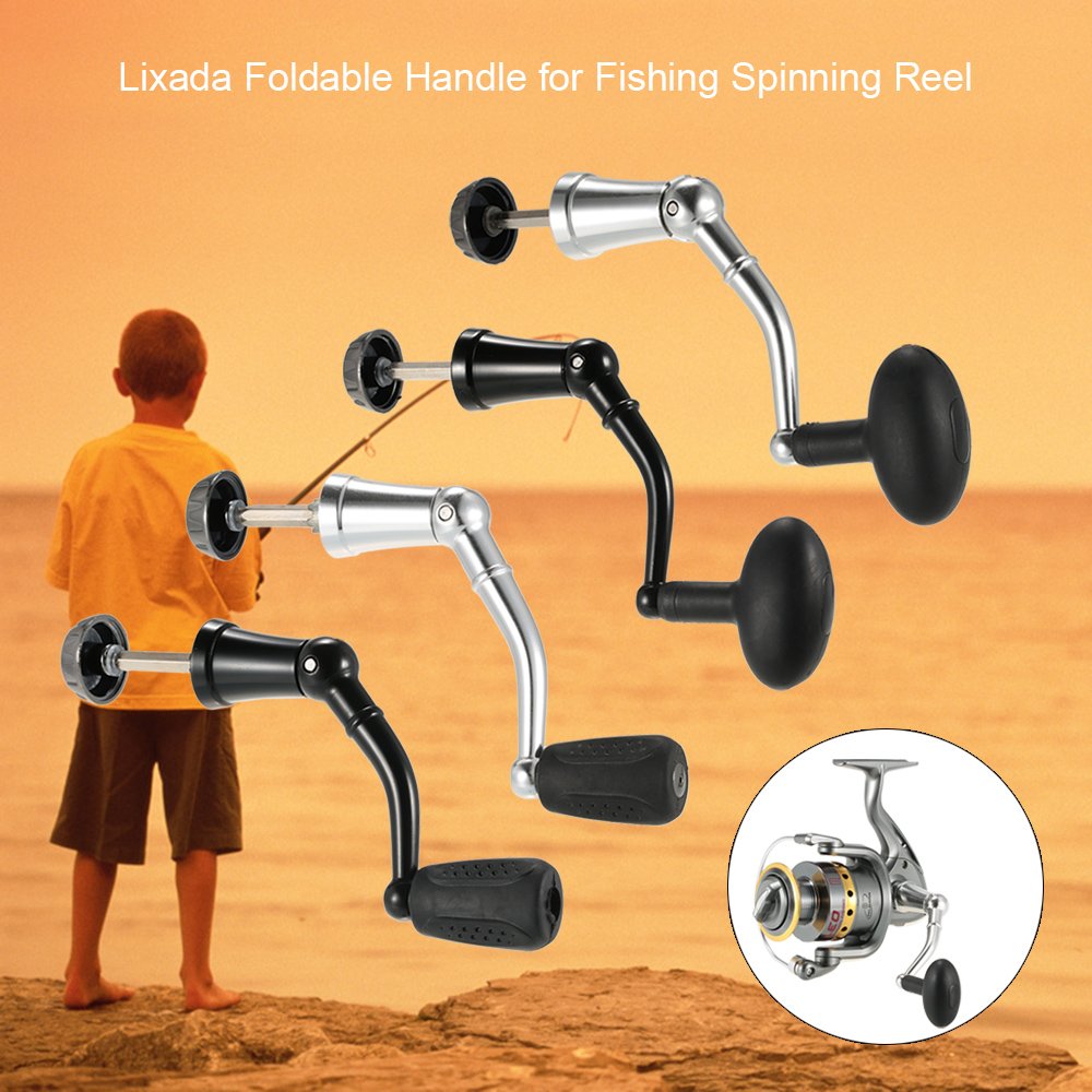 SIUKE aluminum alloy reel handle shown for durable, corrosion-resistant performance