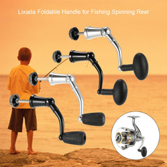 SIUKE aluminum alloy reel handle shown for durable, corrosion-resistant performance