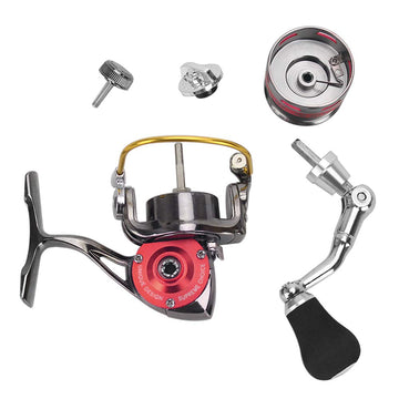 SIUKE Spinning Reel Mini offers ergonomic handle for comfortable all-day use.