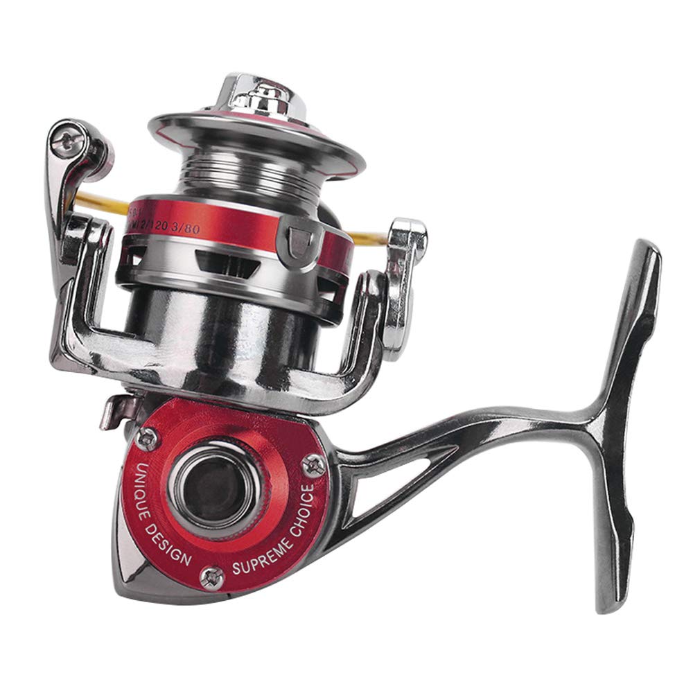 SIUKE Spinning Reel Mini with 5-0-1 gear ratio supports versatile line control.