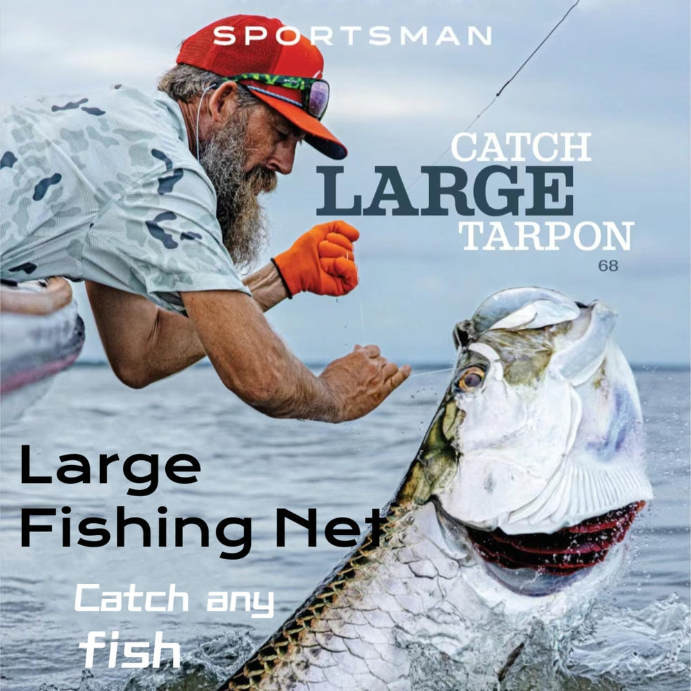 Rubber net prevents snagging and is safe for fish