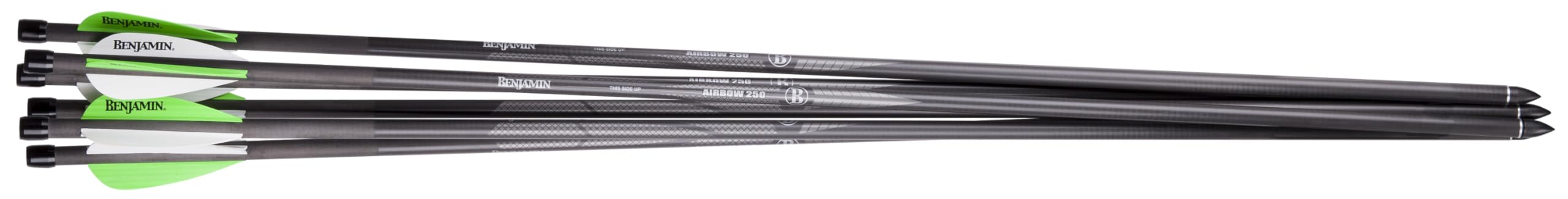 Includes six 100-grain field points for Airbow arrows