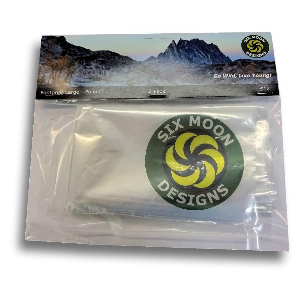 Six Moon Designs Polycro Footprint Large—ultra-light ground cloth protects tent floors on rugged campsites.