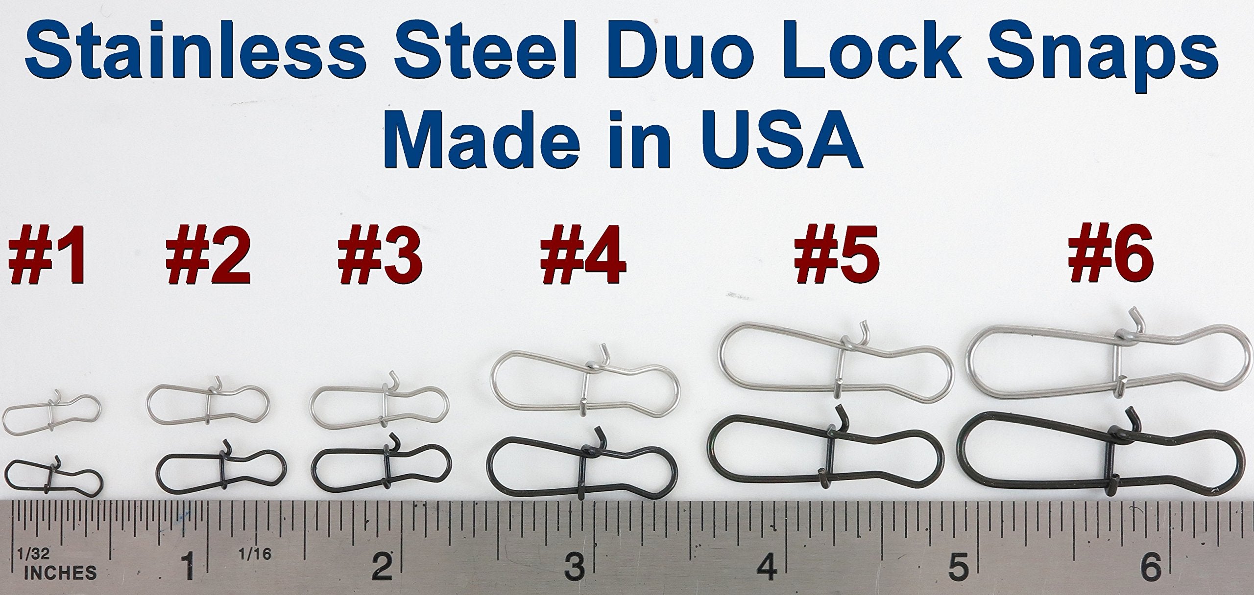 Size #4 Stainless Steel Duo Lock Snaps – 50 Pack – Made in USA product image 2