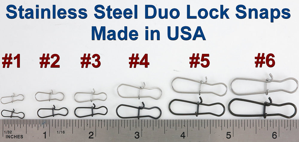 Size #4 Stainless Steel Duo Lock Snaps – 50 Pack – Made in USA product image 2