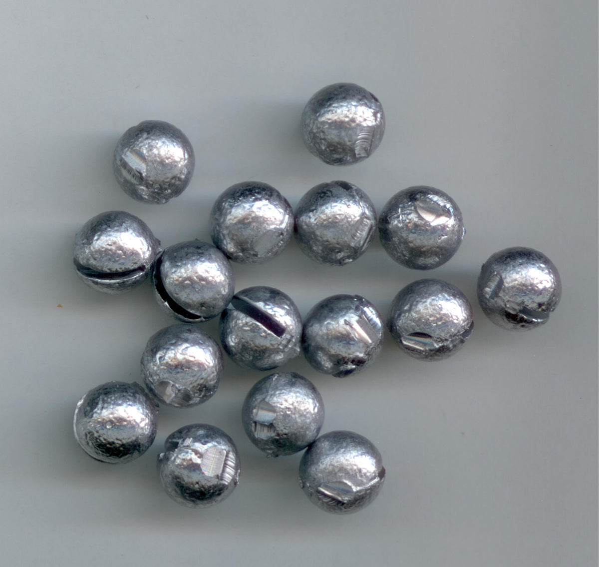 S & J's TACKLE BOX 1/8oz hand-poured round split shot for precise weight