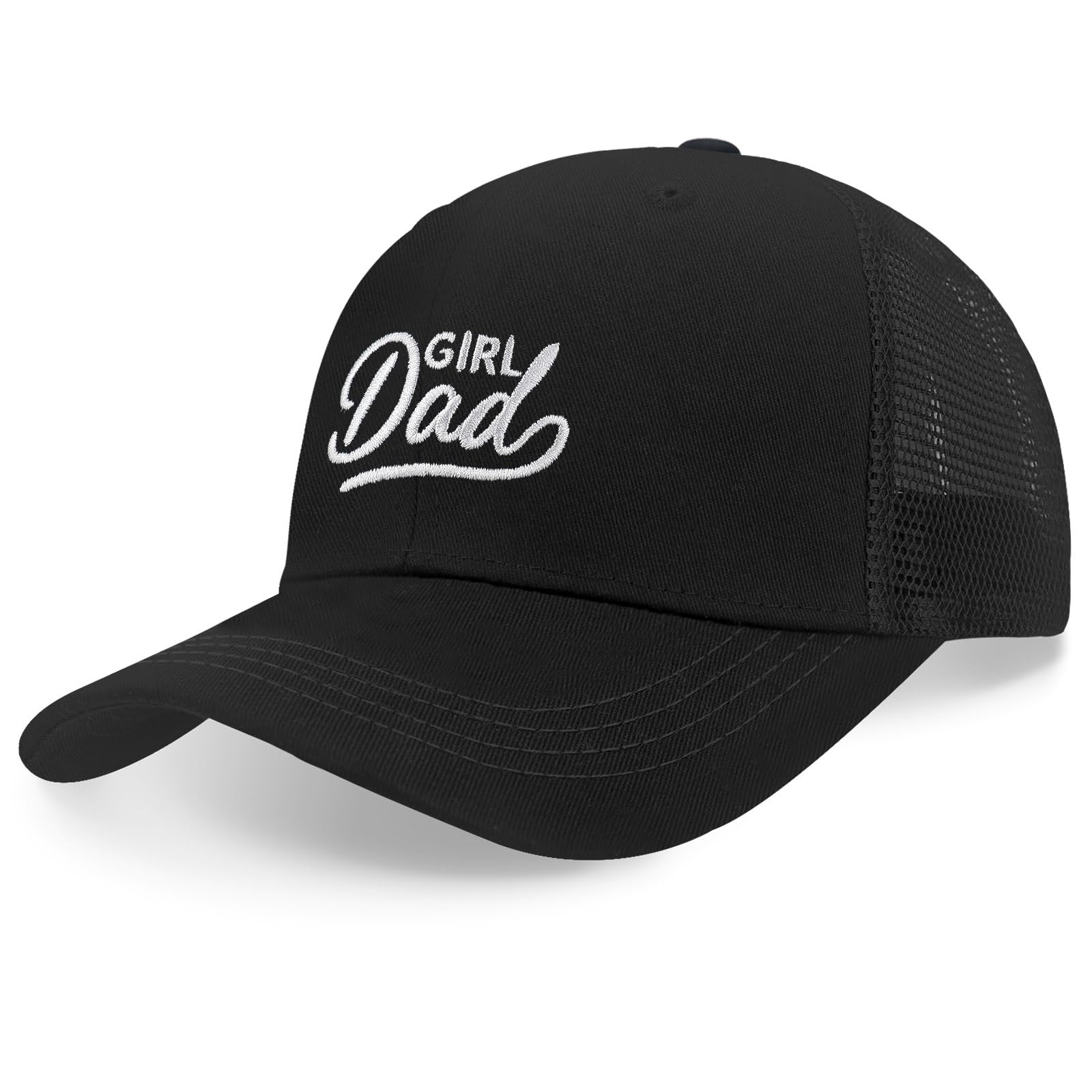 Dad wearing the Girl Dad hat during outdoor activity