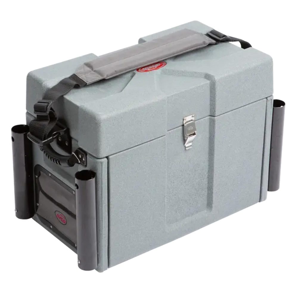 SKB Large Tackle Box removable padded shoulder strap makes carrying comfortable.
