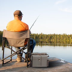 SKB Large Tackle Box stainless steel hardware and padlockable latch secure gear.