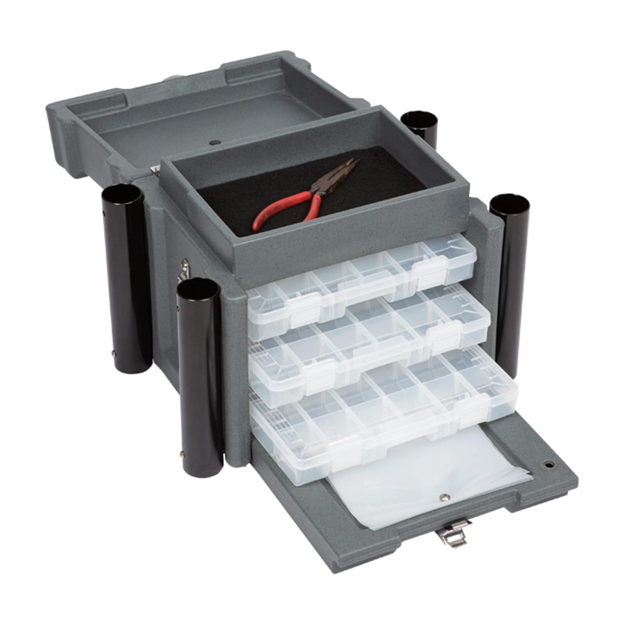SKB Mini Kayak Box interior boxes organize tackle for quick access