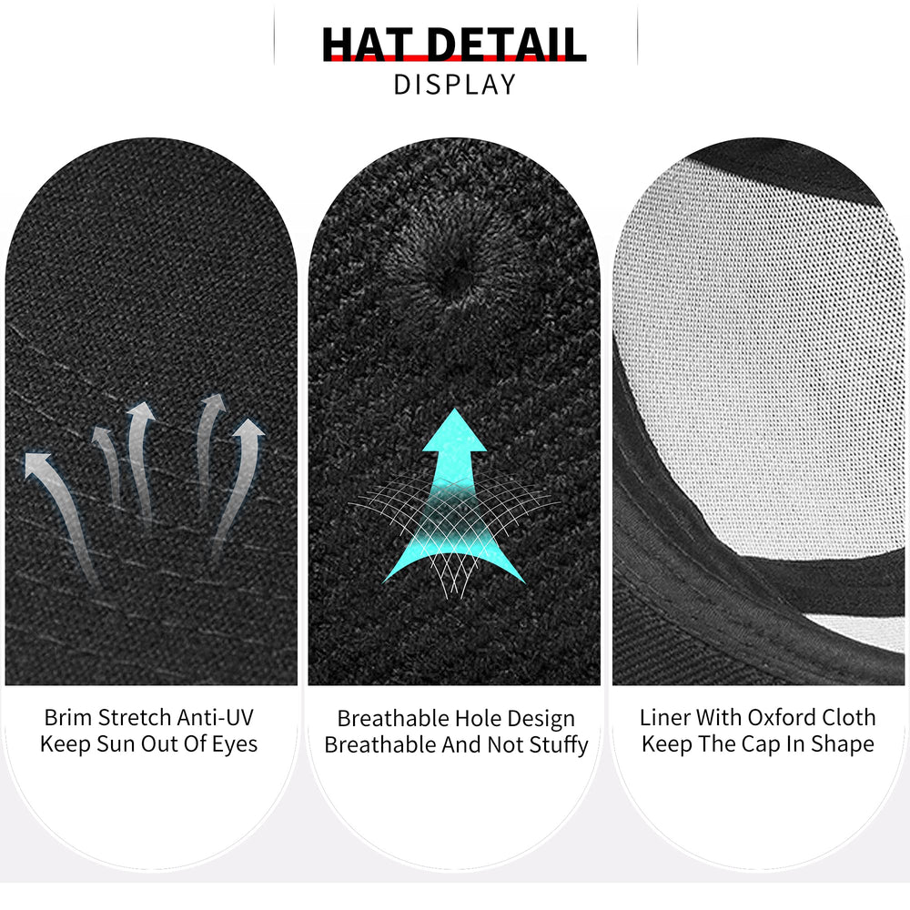 Side view showing adjustable Velcro closure on black snapback