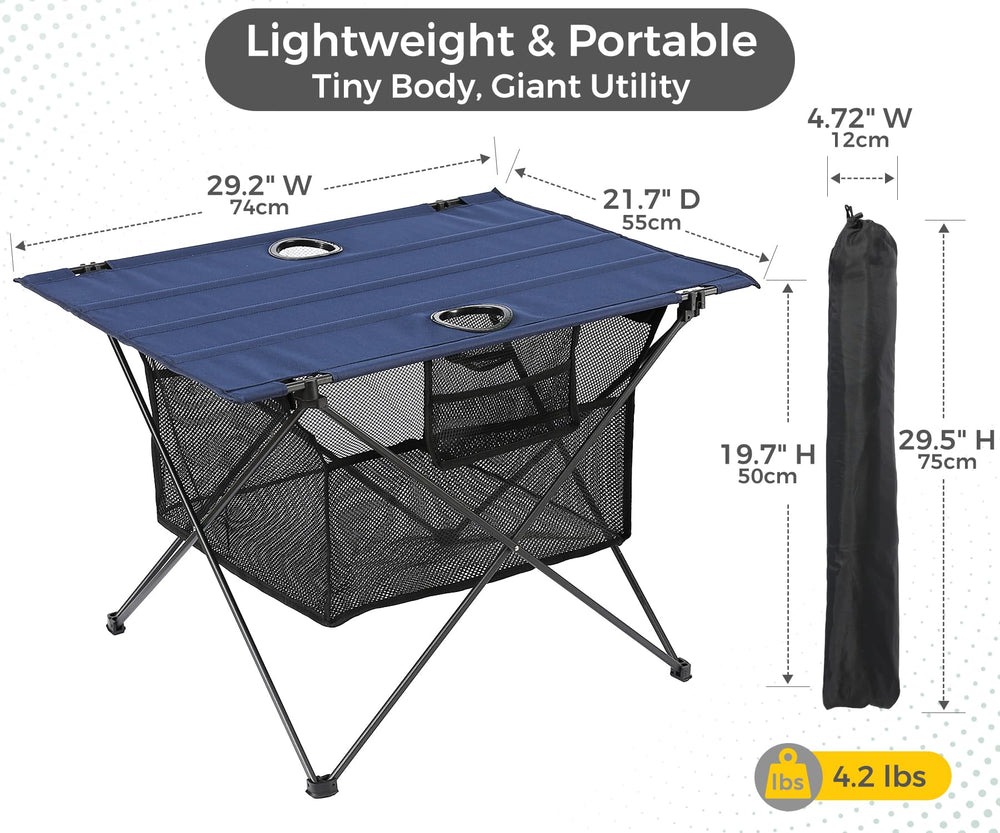 SKIKEN collapsible X-frame setup blue enables quick, stable assembly