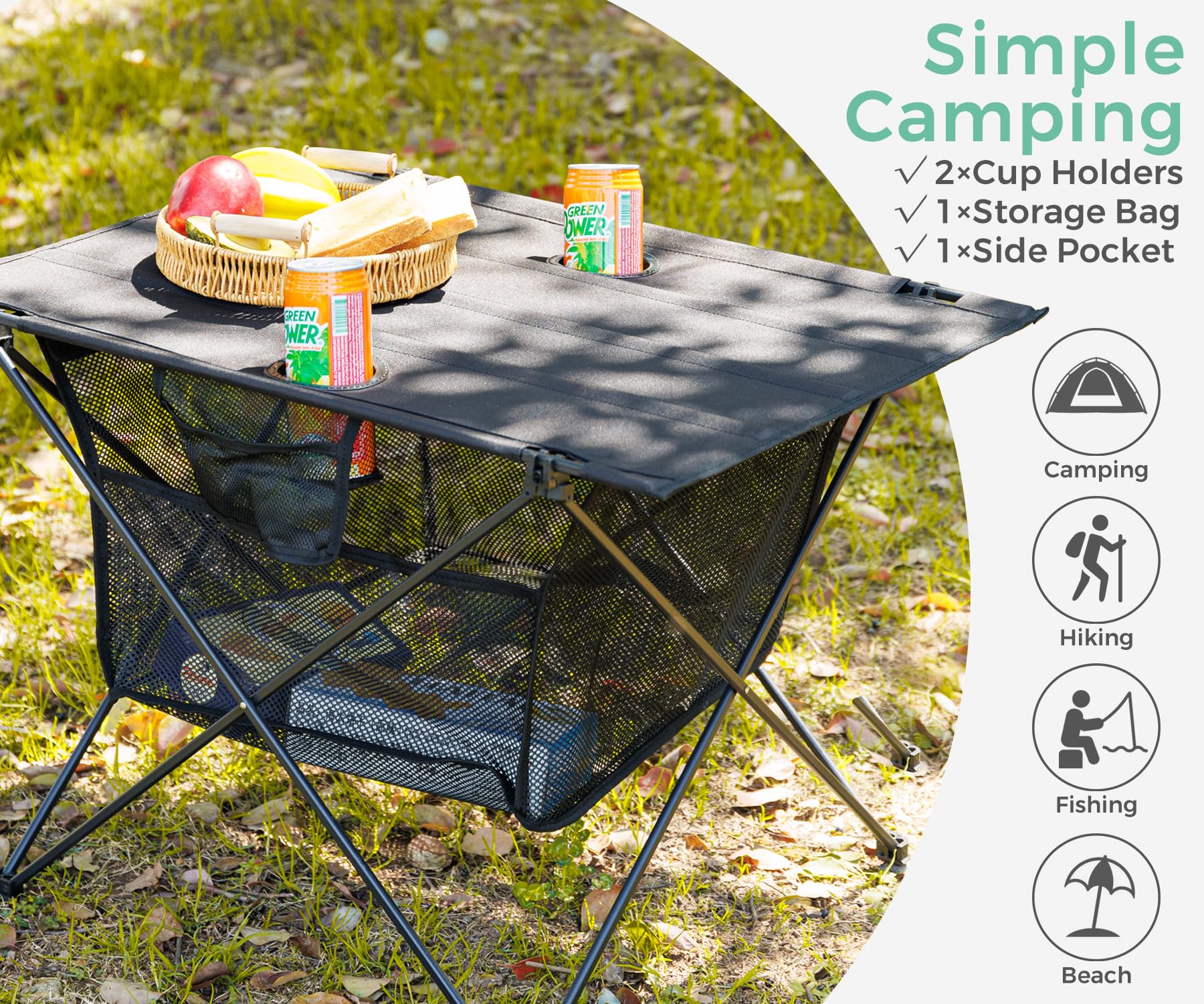 SKIKEN dimensions and included parts help plan portable use.