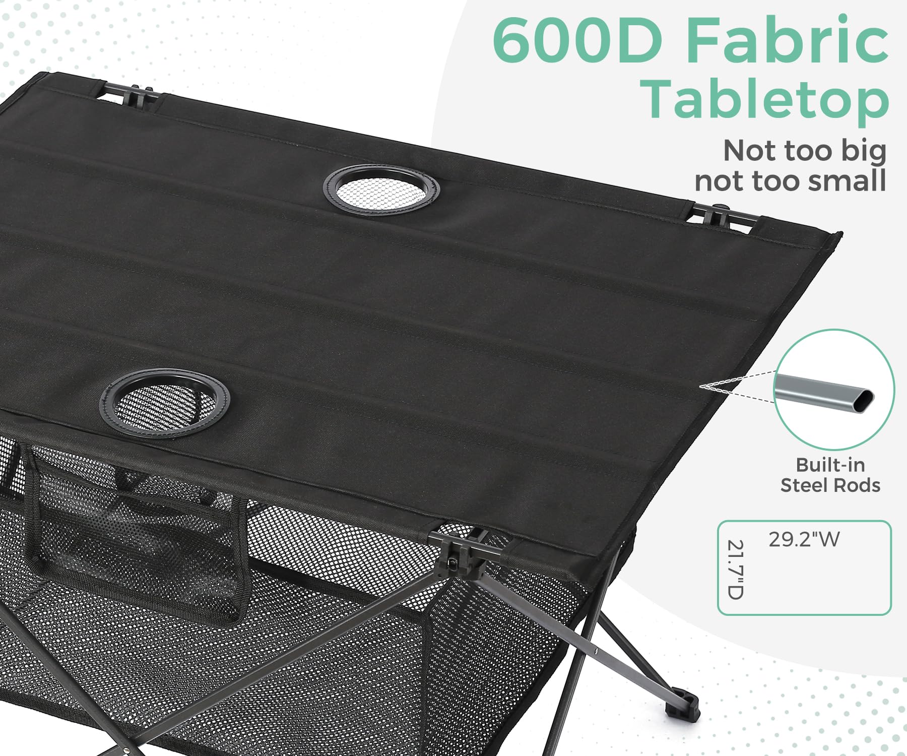 SKIKEN large storage basket keeps picnic spreads and gear organized.