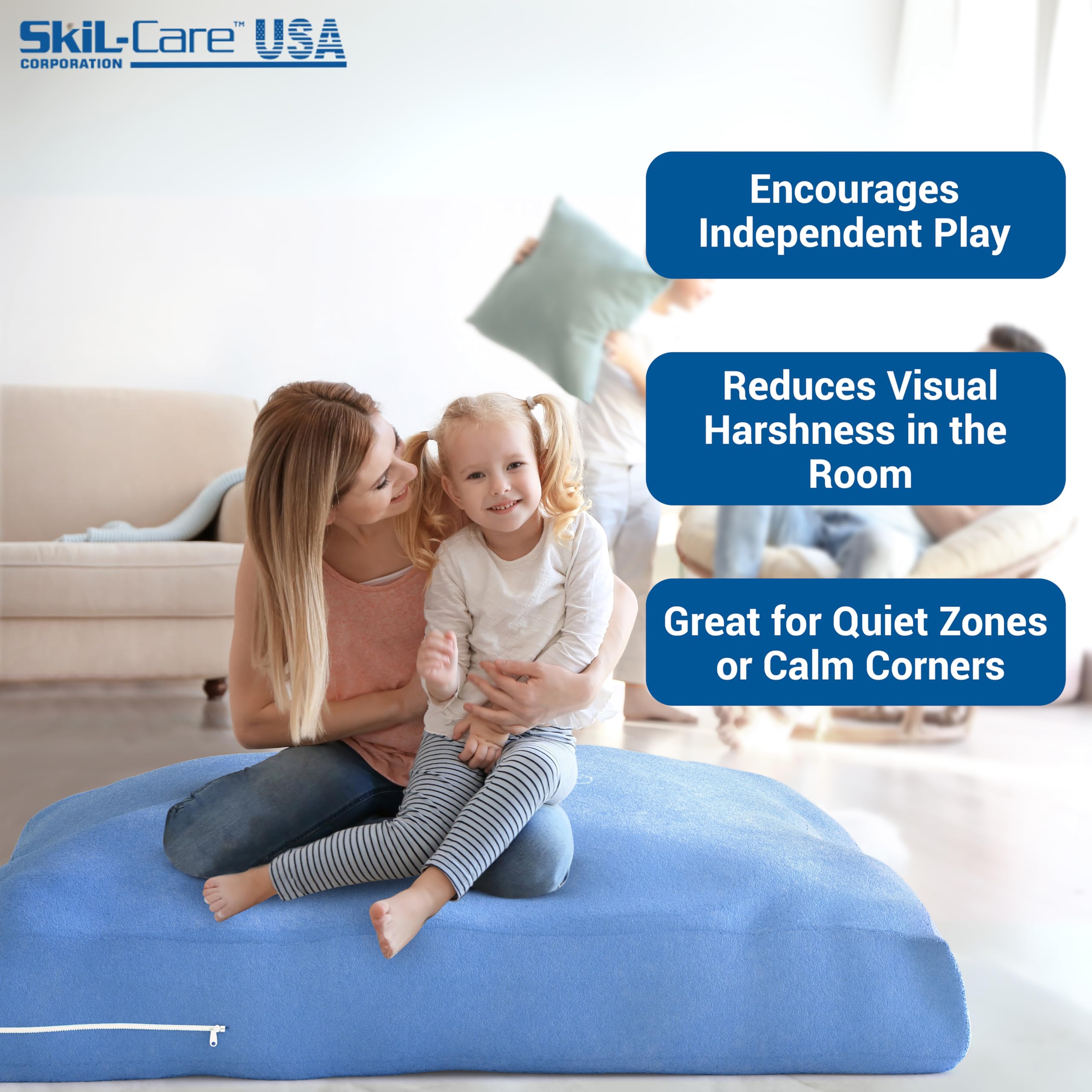 Skil-Care replacement cover offers a soft surface for classrooms
