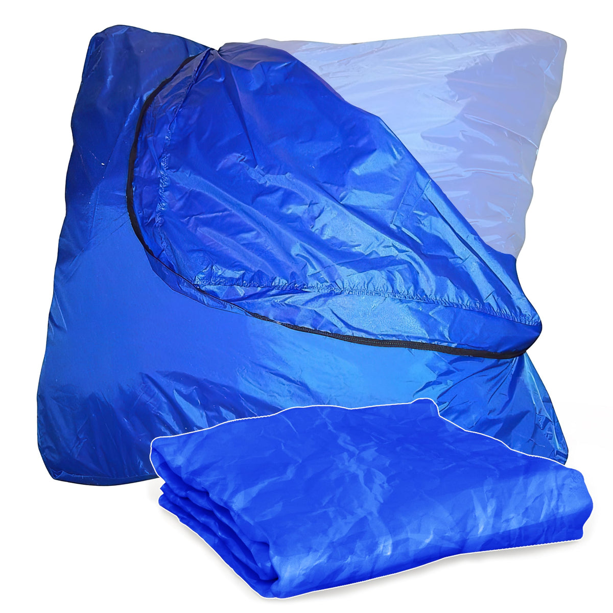 Skil-Care replacement cover for the 6x6 crash pad in blue nylon, durable and ready for use.