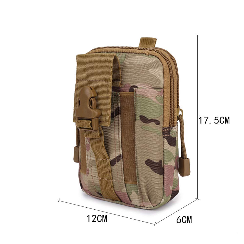 Skingwa waterproof-design waist pack profile under rainy conditions.